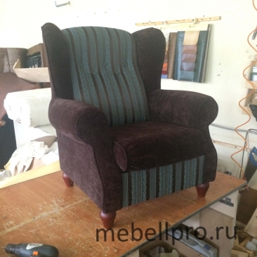 Перетяжка кресла в Москве